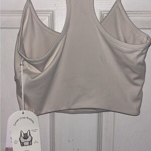 Coast Crop Bralette in Beige